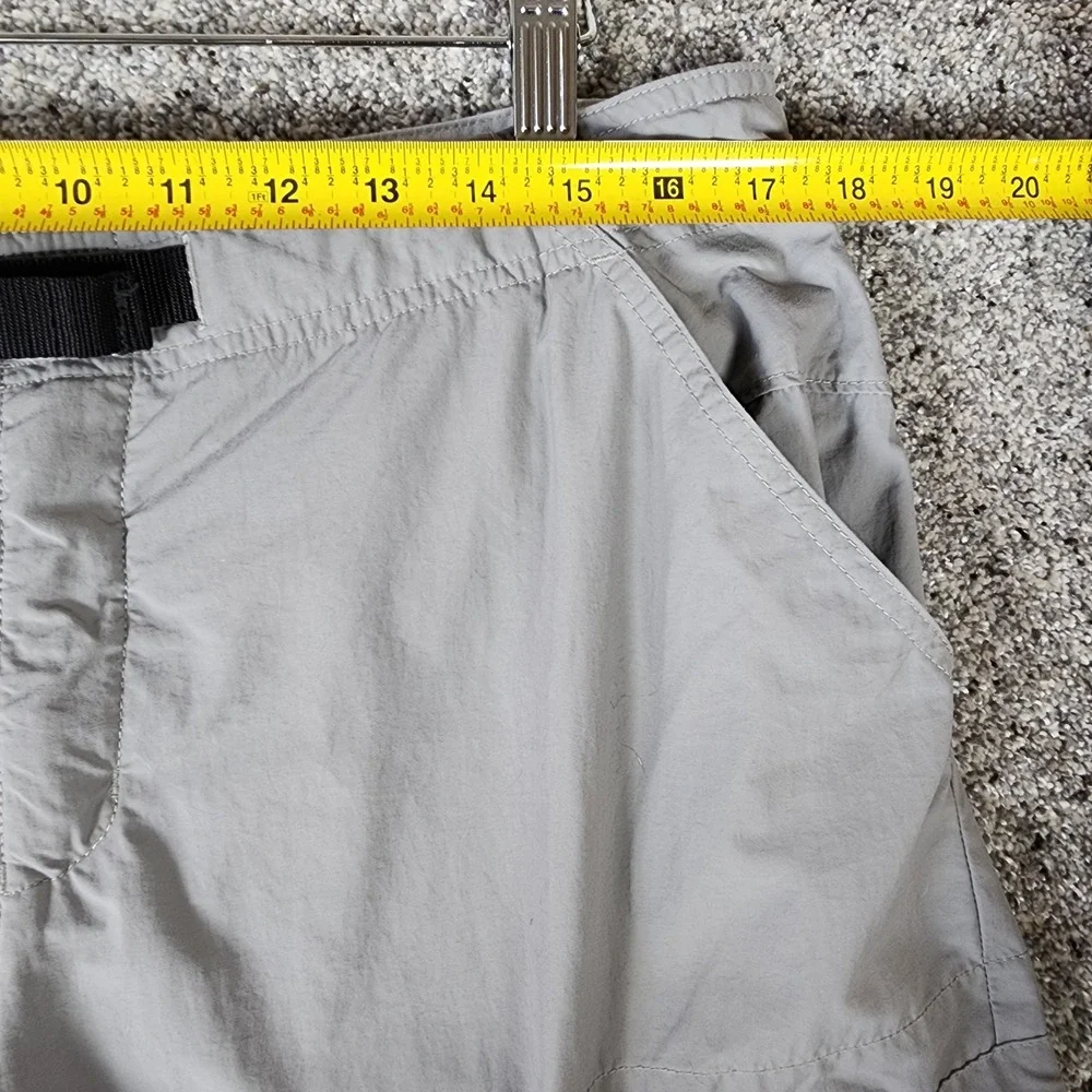 Mountain Hardwear Hiking Pants Womens 14 Gray Cargo Belted Outdoor Excellent